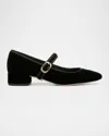 Veronica Beard Cade Mary Jane Pump In Black Fabric