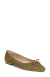 Veronica Beard Cailey Ballet Flat In Green