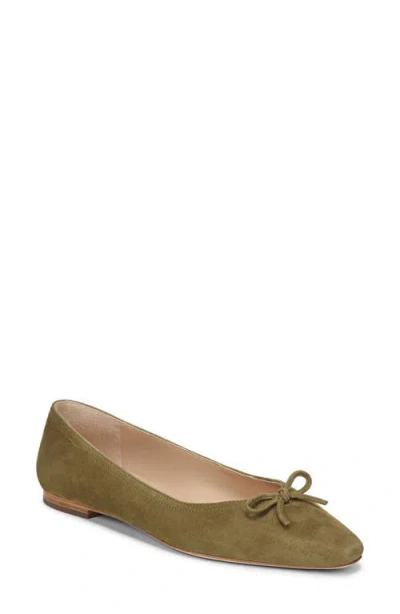 Veronica Beard Cailey Ballet Flat In Green