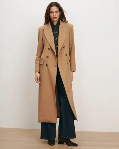 Veronica Beard Callahan Dickey Coat In Heritage Khaki
