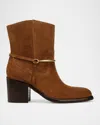 Veronica Beard Camden Bootie In Caramel