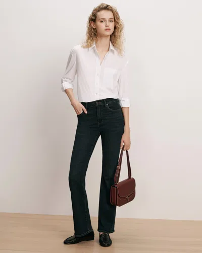 Veronica Beard Cameron Bootcut Jean In Dark Ink