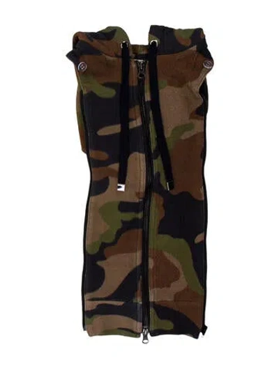 Pre-owned Veronica Beard Camouflage Print Dickey In Brown