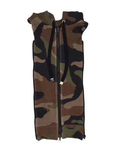 Pre-owned Veronica Beard Camouflage Print Dickey In Brown