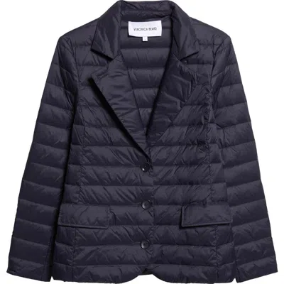 Veronica Beard Campbell Down Dickey Jacket In Blue