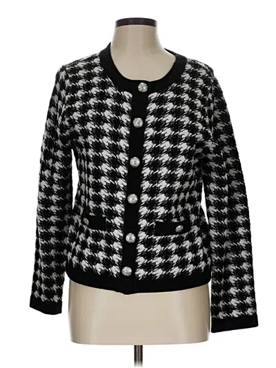 Pre-owned Veronica Beard Cardigan Sweater In Black