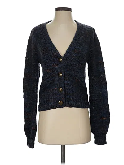 Pre-owned Veronica Beard Cardigan Sweater In Blue