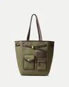 Veronica Beard Cargo Dash Tote In Green