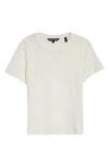 Veronica Beard Carla Crewneck Cotton T-shirt In Sand