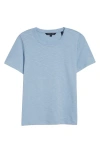 Veronica Beard Carla Crewneck Cotton T-shirt In Purple