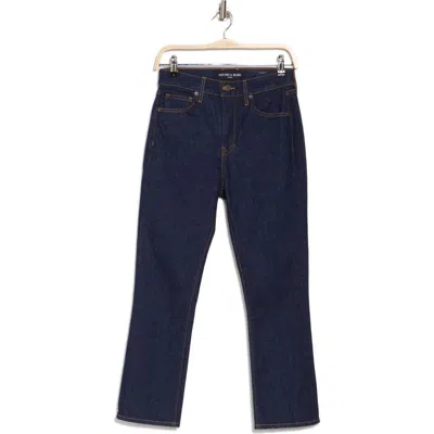 Veronica Beard Carly Crop Kick Flare Jeans In Indigo Rinse