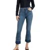 Veronica Beard Carolina Ankle High Rise Jeans In Bandit Beam