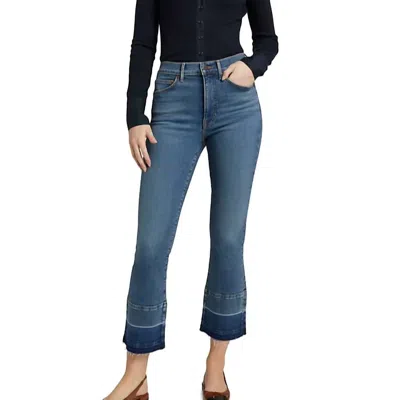 Veronica Beard Carolina Ankle High Rise Jeans In Bandit Beam