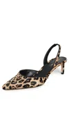 Veronica Beard Caroline Heels Leopard In Brown