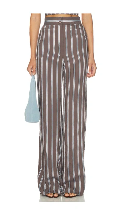 Veronica Beard Carraway Pant In Gray