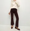 Veronica Beard Carson Corduroy Kick-flare Pant In Pink