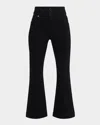 Veronica Beard Carson Ankle Flare Jeans In Black