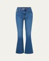Veronica Beard Carson Ankle Flare Jeans In Blue