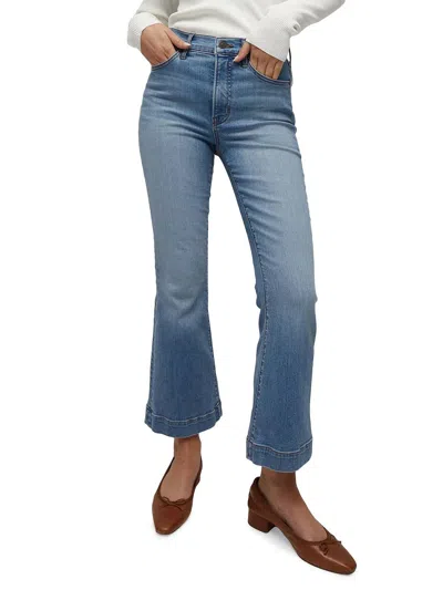 Veronica Beard Carson Ankle Flare Jeans In Amethyst In Blue