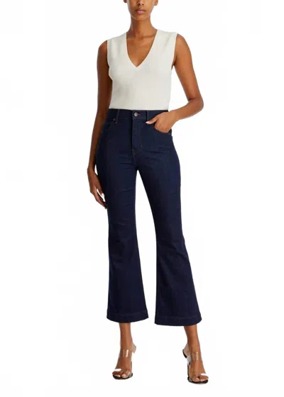 Veronica Beard Carson Ankle Flare Jeans In Indigo Rinse In Blue