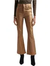 Veronica Beard Carson Metallic Flare Ankle Jeans In Multi