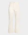 Veronica Beard Carson Ankle Flare Jeans In Sand