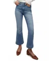 Veronica Beard Carson High Rise Ankle Flare Jeans In Amethyst In Blue
