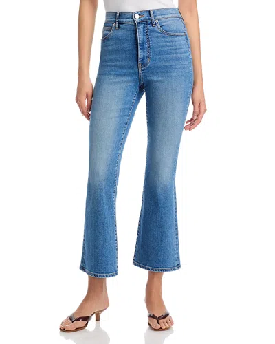 Veronica Beard Carson High Rise Ankle Flare Jeans In French Kiss In Blue