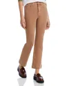 Veronica Beard Carson High Rise Ankle Flare Leg Jeans In Tan Sierra In Tan Sierra