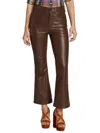 VERONICA BEARD CARSON HIGH RISE ANKLE FLARE PANTS IN LIGHT CHICORY