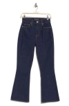 Veronica Beard Carson High Waist Ankle Flare Leg Jeans In Indigo Rinse
