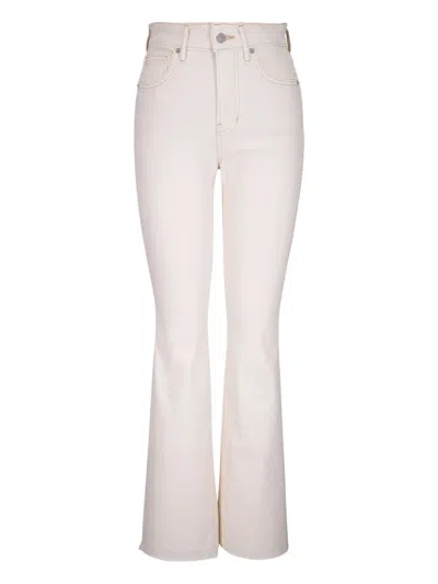Veronica Beard Carson Jeans In White
