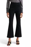 Veronica Beard Carson Off-duty Ankle Flare Pant In Onyx
