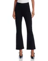 Veronica Beard Carson Off-duty High Waist Ankle Flare Jeans In Onyx