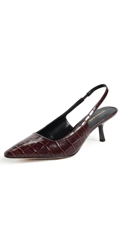 Veronica Beard Cashel Pumps Chocolate In Brown