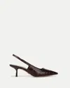 Veronica Beard Cashel Slingback Heel In Brown