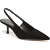 Veronica Beard Cashel Slingback Pointed Toe Pump In Black