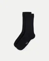 Veronica Beard Cashmere-blend Crew Socks In Black
