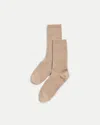 Veronica Beard Cashmere-blend Crew Socks In Sand