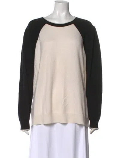 Pre-owned Veronica Beard Cashmere Colorblock Pattern Sweater