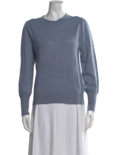 Pre-owned Veronica Beard Cashmere Crew Neck Sweater In Blue