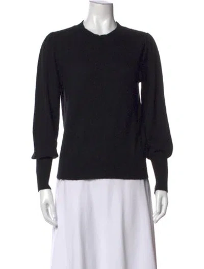 Pre-owned Veronica Beard Cashmere Crew Neck Sweater In Grey