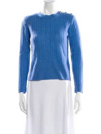 Pre-owned Veronica Beard Cashmere Crew Neck Sweater In Multi