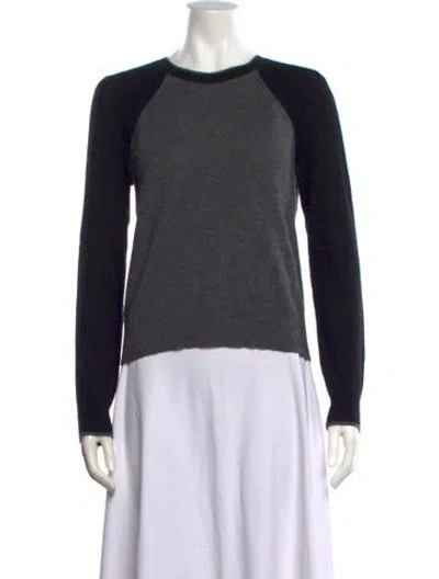 Pre-owned Veronica Beard Cashmere Crew Neck Sweater In Multi