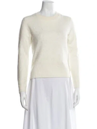 Pre-owned Veronica Beard Cashmere Crew Neck Sweater In Neutral