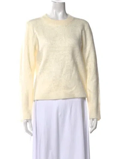 Pre-owned Veronica Beard Cashmere Crew Neck Sweater In Neutrals