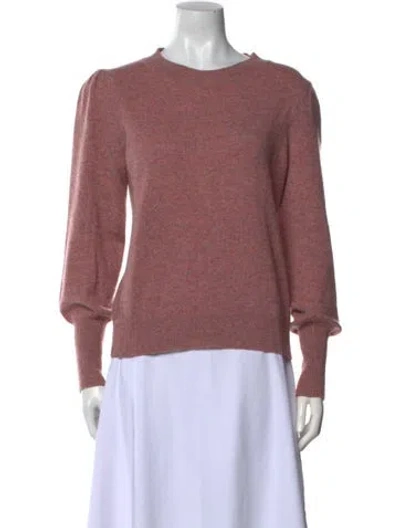 Pre-owned Veronica Beard Cashmere Crew Neck Sweater In Pink