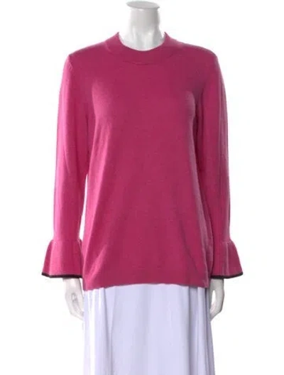 Pre-owned Veronica Beard Cashmere Crew Neck Sweater In Pink