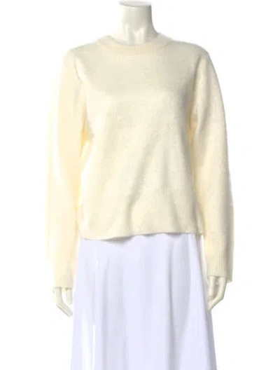 Pre-owned Veronica Beard Cashmere Crew Neck Sweater W/ Tags In White