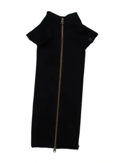 Pre-owned Veronica Beard Cashmere Dickey In Black